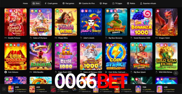 Interface do App 0066Bet